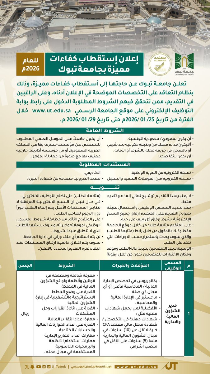 وظائف الجامعات. tweet media