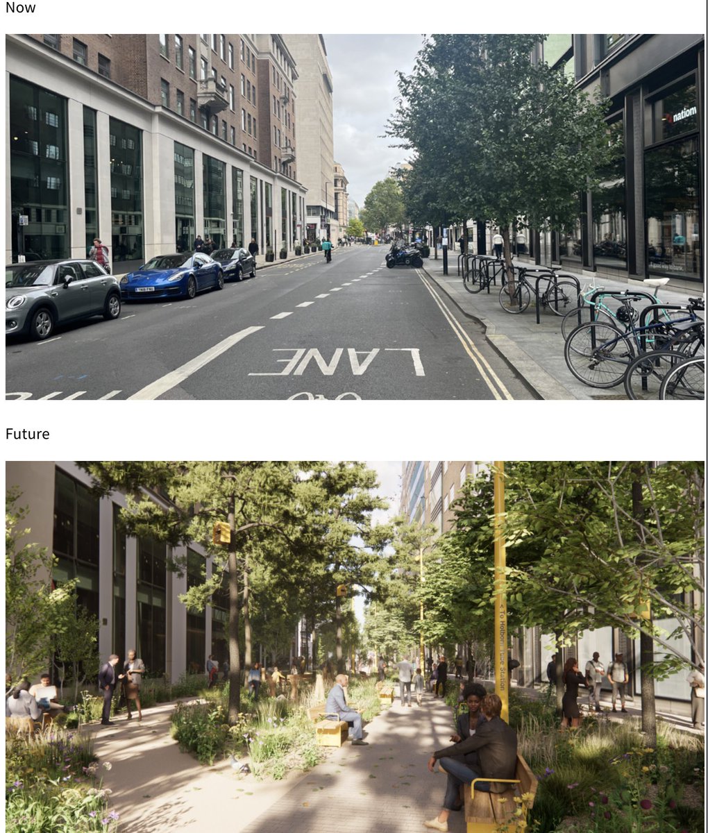 Qagggy's tweet photo. Camden Council's proposal for New Oxford Street is incredible. https://t.co/FGZhXZeDYx