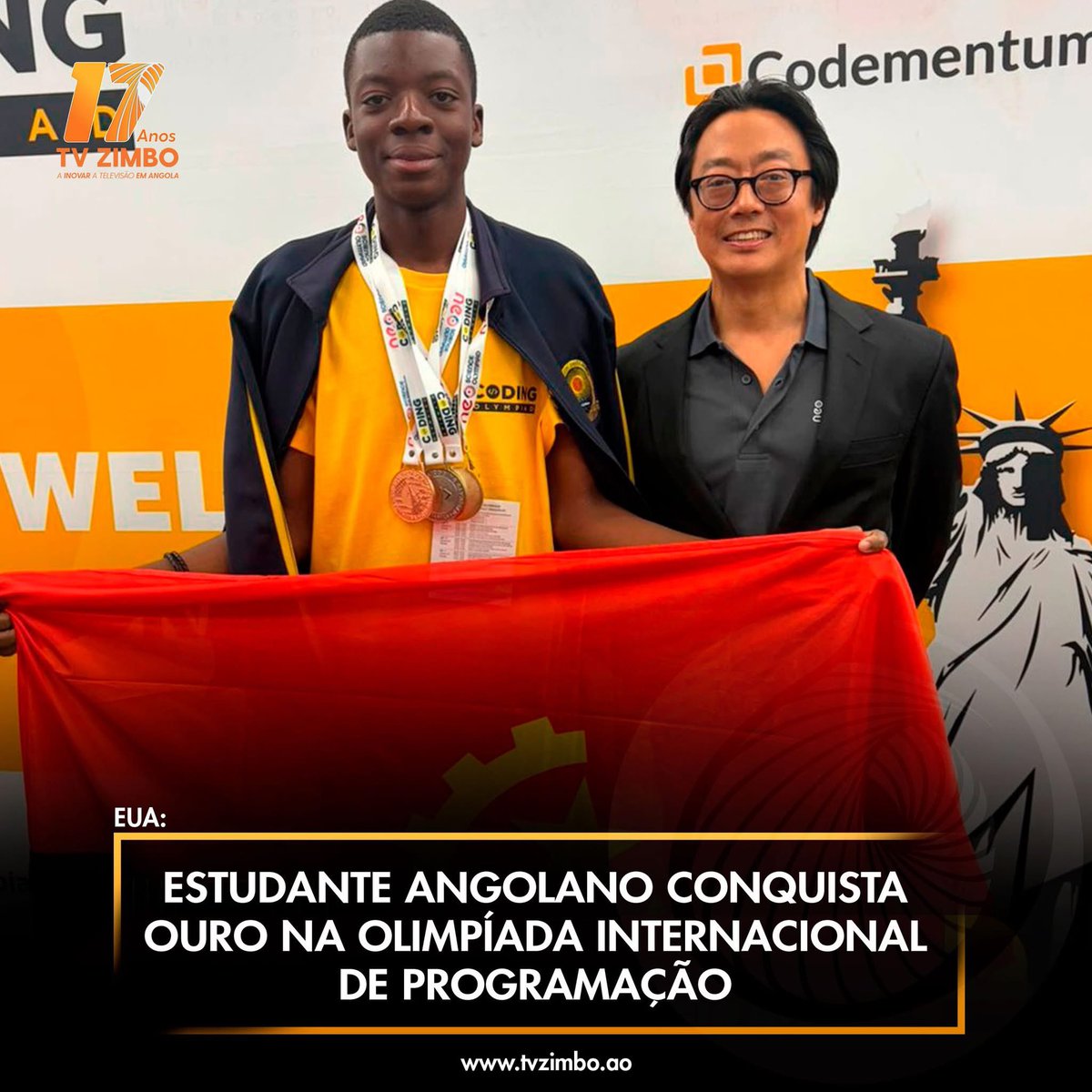 Esta conquista mostra que a juventude angolana tem talento e capacidade para competir ao mais alto nível.

Quando exemplos assim são vocalizados, elevam a ambição coletiva e reforçam o valor do conhecimento.

Que inspire mais investimento, mais visão e mais exigência.