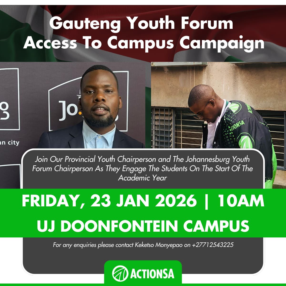 ActionSA Gauteng Youth Forum tweet media