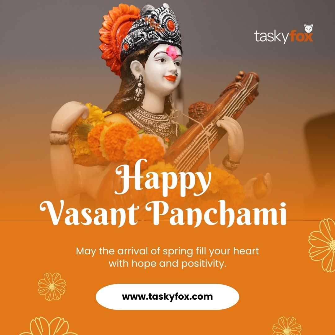 taskyfoxapp's tweet photo. Let knowledge lead the way and positivity light the path 🌼✨
May this Vasant Panchami bring clarity, creativity, and new beginnings.
Warm wishes from TaskyFox 🦊
https://t.co/GYLLfst5Gi
#vasantpanchami, #indianfestivals #happyvasantpanchami #saraswatipuja
#seasonofwisdom https://t.co/xKGmjXBEeO