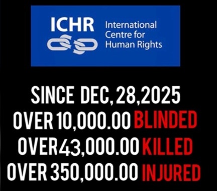 DrEliDavid's tweet image. Latest estimates from Iran:
- 43,000 killed
- 10,000 blinded
- 350,000 injured

Many of the injured can't seek medical treatment, for the fear of being executed on the spot.