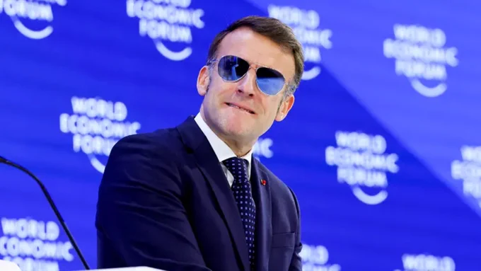 افزایش سهام شرکت ایتالیایی پس از استفاده مکرون از عینک آفتابی