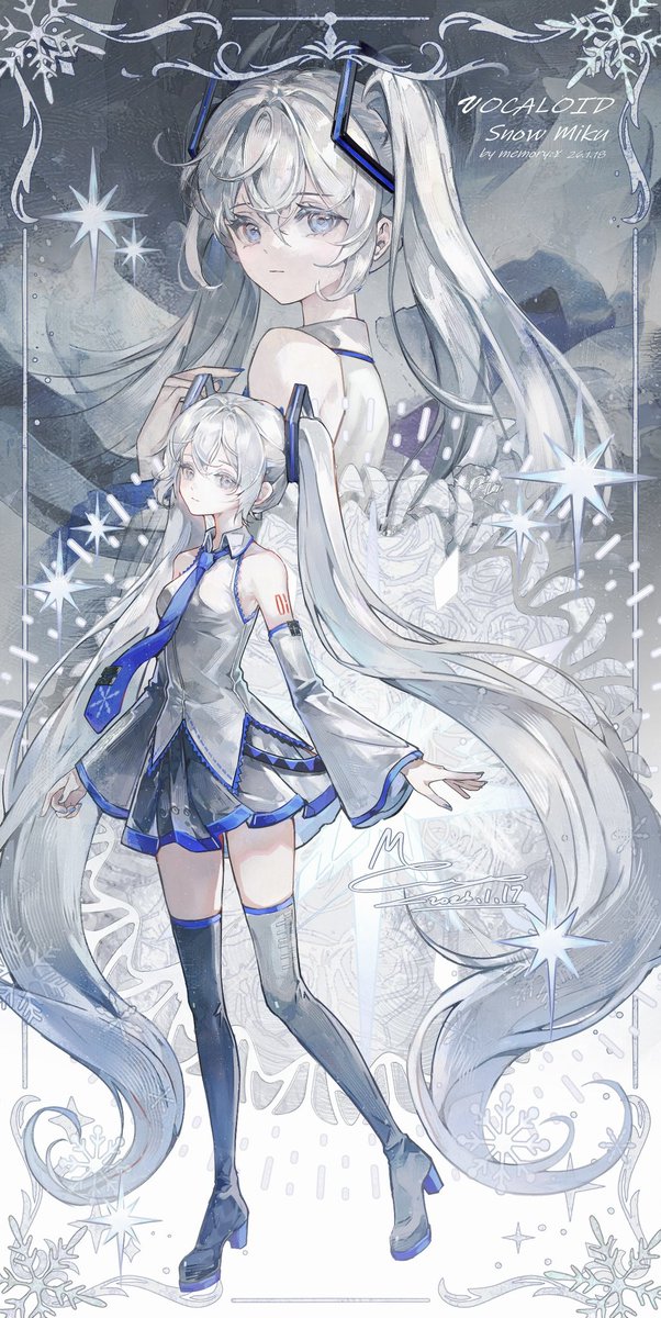 ❄️❄️❄️ 冬 雪  miku ❄️❄️❄️
#初音ミク
