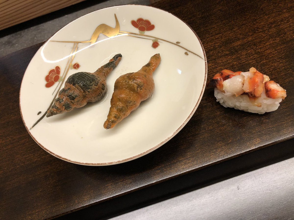 cvgate's tweet image. Akanishigai (red sea snail)