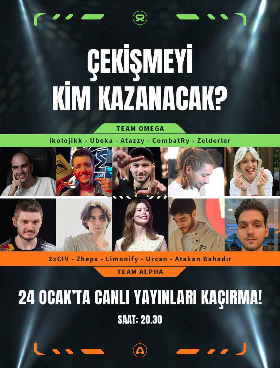 Alpha ve Omega çekişmesinde takımlar kilitlendi! AROS'ta sevdiğin içerik üreticileri tüm kozlarını paylaşacak! 🔥

Peki kim kazanacak? Kaçırmamak için 24 Ocak saat 20.30'da canlı yayınları kaçırma! 👊