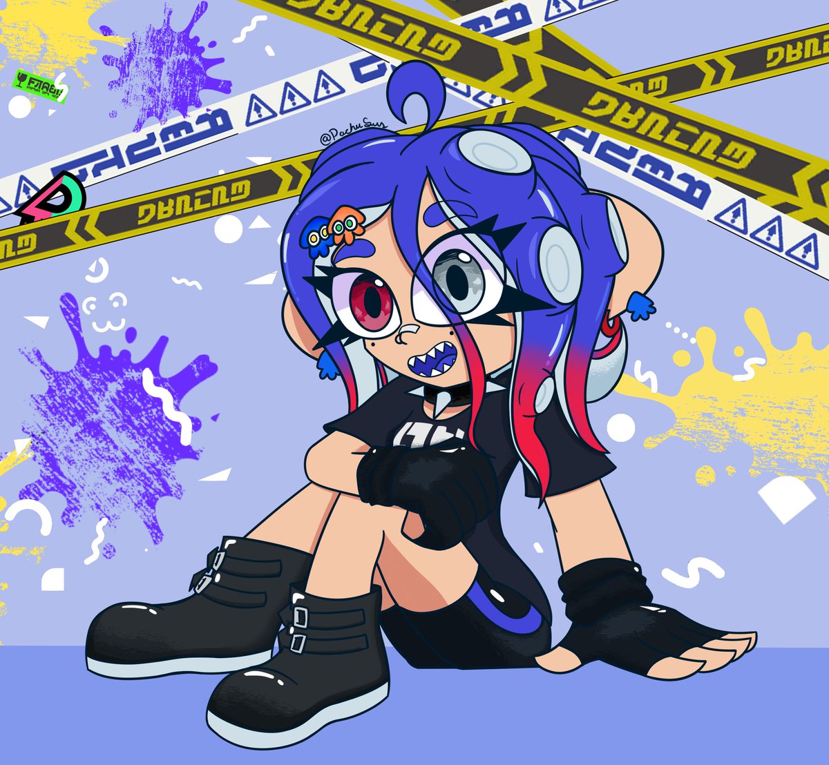 Dibujo de otra Pinche Furra djakhfag <a href="/ZoeAneko/">🩸彡Åηëĸσ彡🐐</a> #splatoon #Splatoon3 #splatoonart
