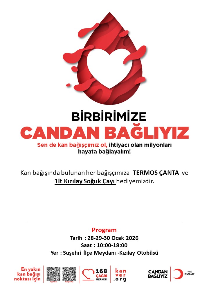 #BirbirimizeCandanBağlıyız
#KanBağışı
#Kızılay
#TürkKızılay
#KanVerHayatKurtar
#İyilikSensizOlmaz