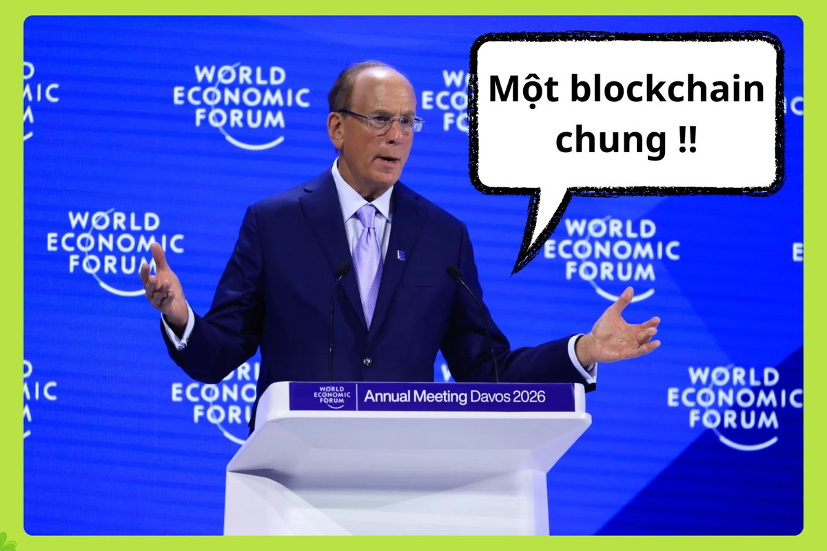 LARRY FINK MUỐN CẢ HỆ THỐNG TÀI CHÍNH CHẠY TRÊN “MỘT BLOCKCHAIN CHUNG”💡🔗

CEO BlackRock Larry Fink đang đặt cược lớn vào token hoá - và ông tin rằng việc đưa toàn bộ hệ thống tài chính lên blockchain không chỉ là xu hướng, mà là điều “bắt buộc”.

Phát biểu