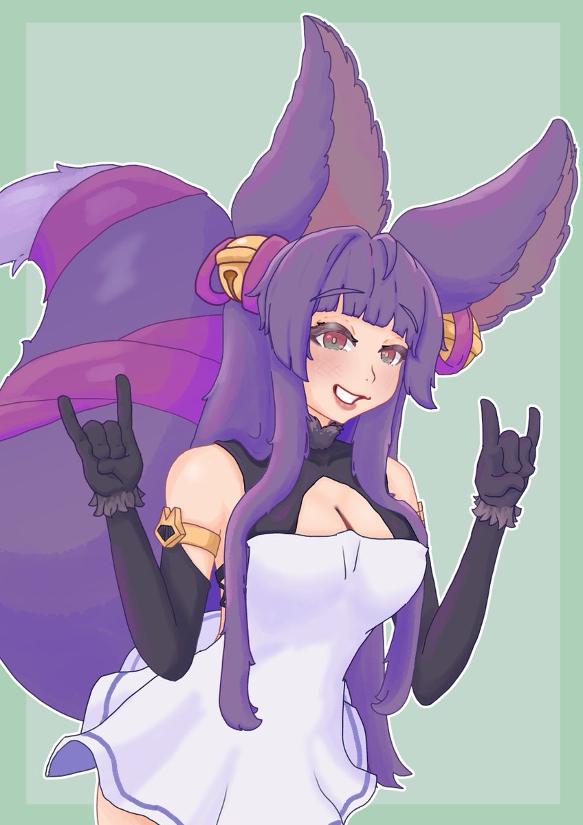 NiiemsA's tweet image. Yuel word of the day: Kon kon!!

#GranblueFantasy #NiiemsRKGK