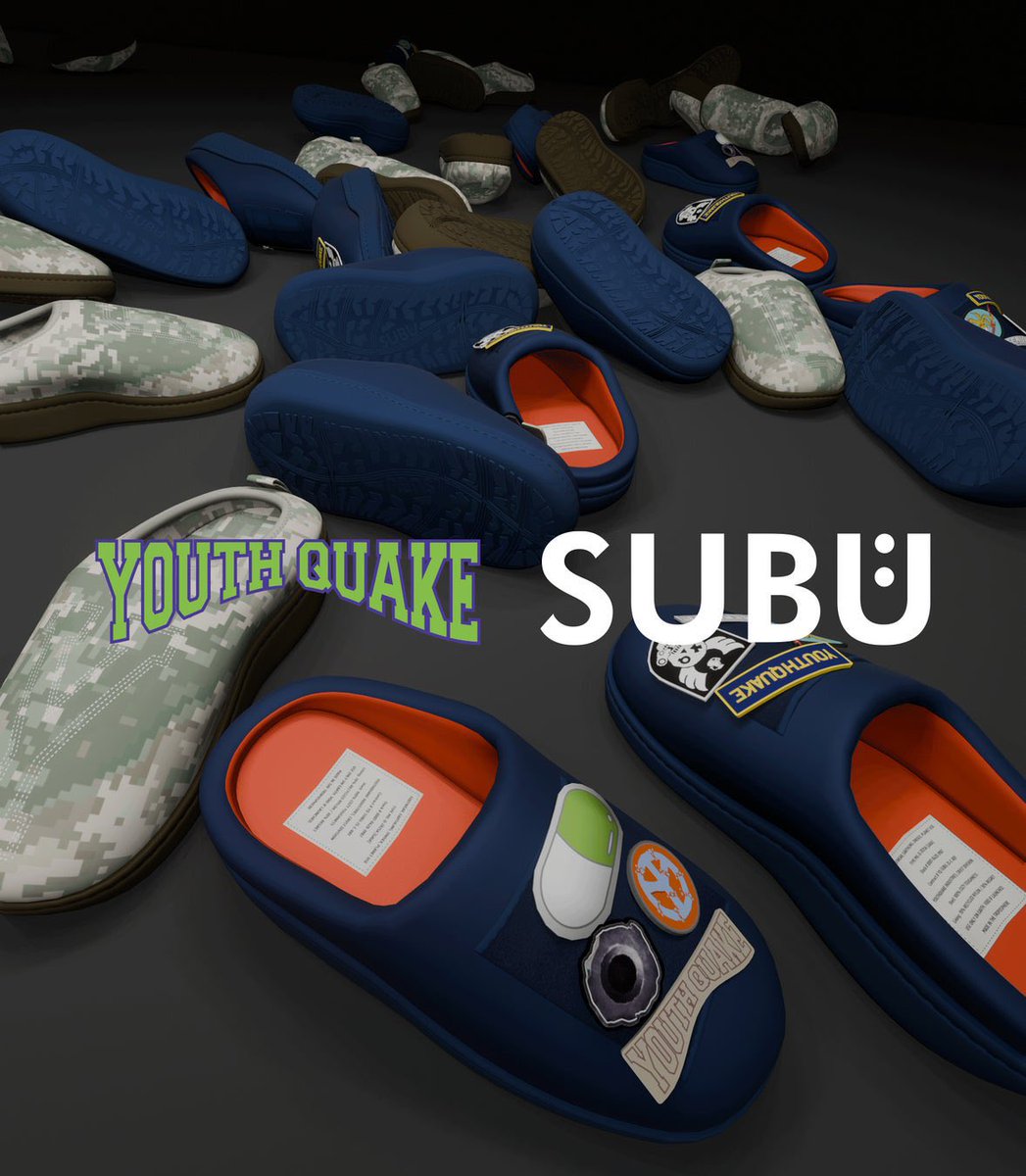 YouthQuake x SUBU ポップアップで先行販売されたコラボサンダルが国内