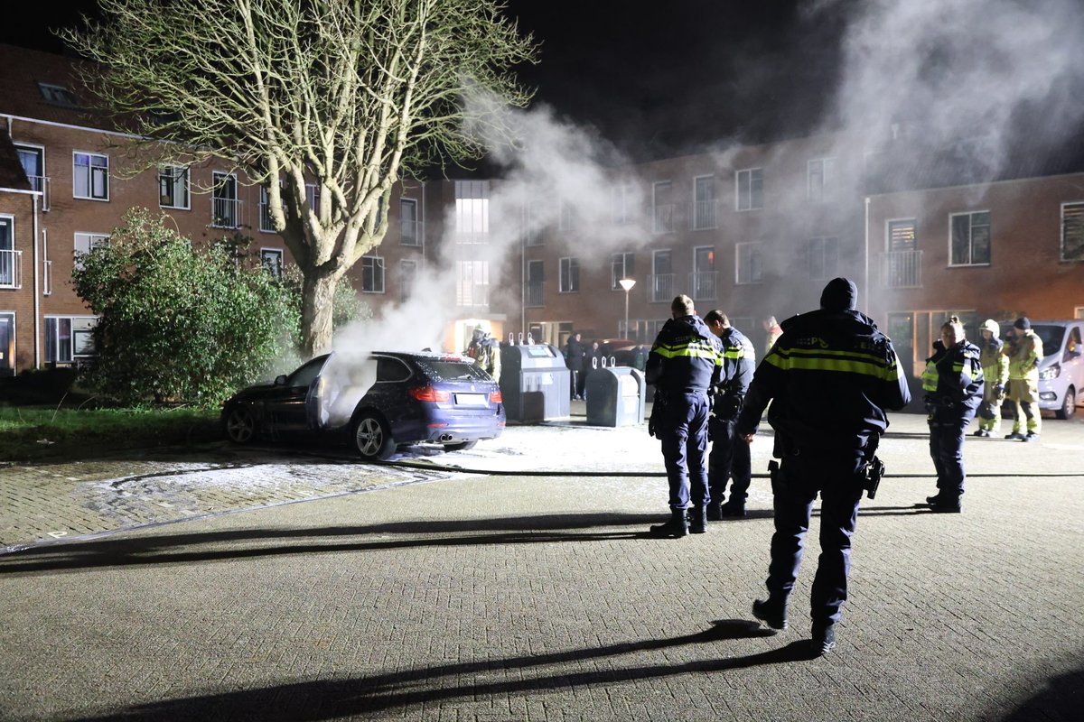 Opnieuw autobranden in Leeuwarder wijk Huizum