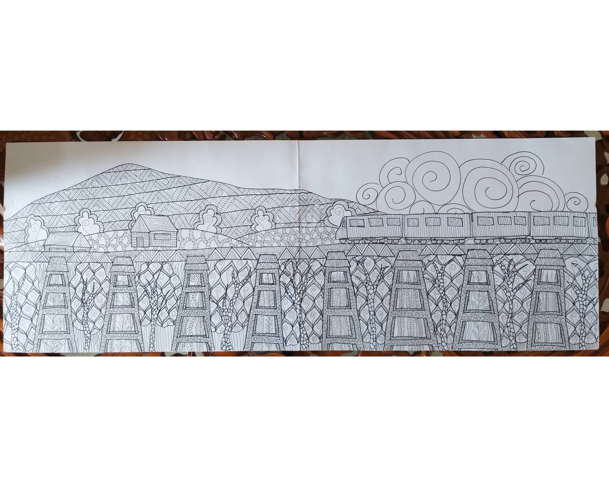 Fannysrh_'s tweet photo. Kereta Api melintasi perkampungan @CmsnArtist_Id #artidn #zonakaryaid
#zenart #zentangle #drawingpen #drawingart #illustration #illustrationart #drawingoftheday #artoftheday #ArtistOnTwitter #artworking #artwork https://t.co/nfiGHqHj9O