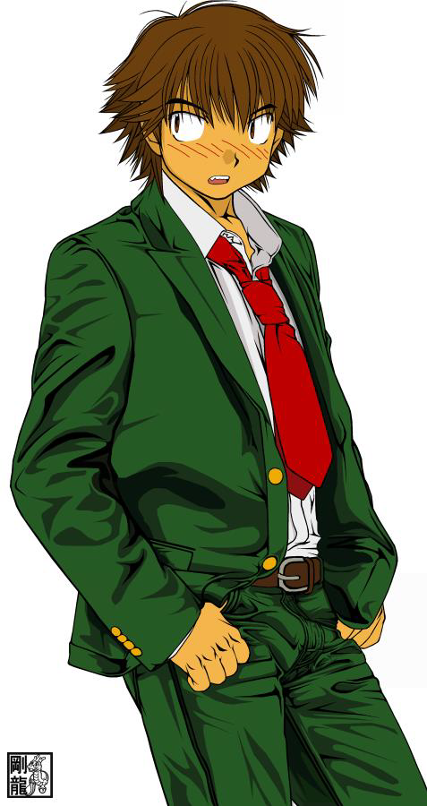 ガウガウわー太   社 太助（やしろ たすけ）
全巻全部、リメイク版全部、イラスト集も持ってます。
獣医さんの仕事の内容や、捨てられた動物がどうなるのか・・・真面目で正統派な漫画です。　サービスシーンで太助の入浴シーン、その他あり　笑

ガウガウわー太イラストブック