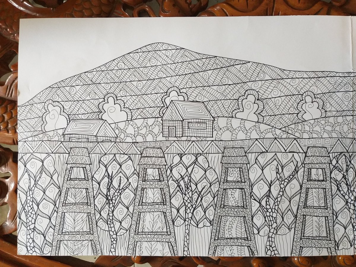 Fannysrh_'s tweet photo. Kereta Api melintasi perkampungan @CmsnArtist_Id #artidn #zonakaryaid
#zenart #zentangle #drawingpen #drawingart #illustration #illustrationart #drawingoftheday #artoftheday #ArtistOnTwitter #artworking #artwork https://t.co/nfiGHqHj9O
