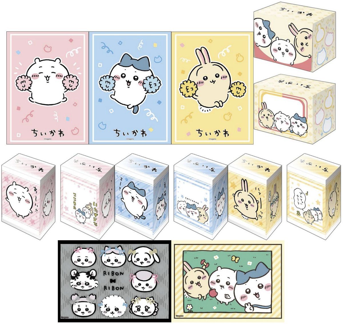 サプライ】「ちいかわ」からスリーブ5種・デッキケース4種が登場 2026
