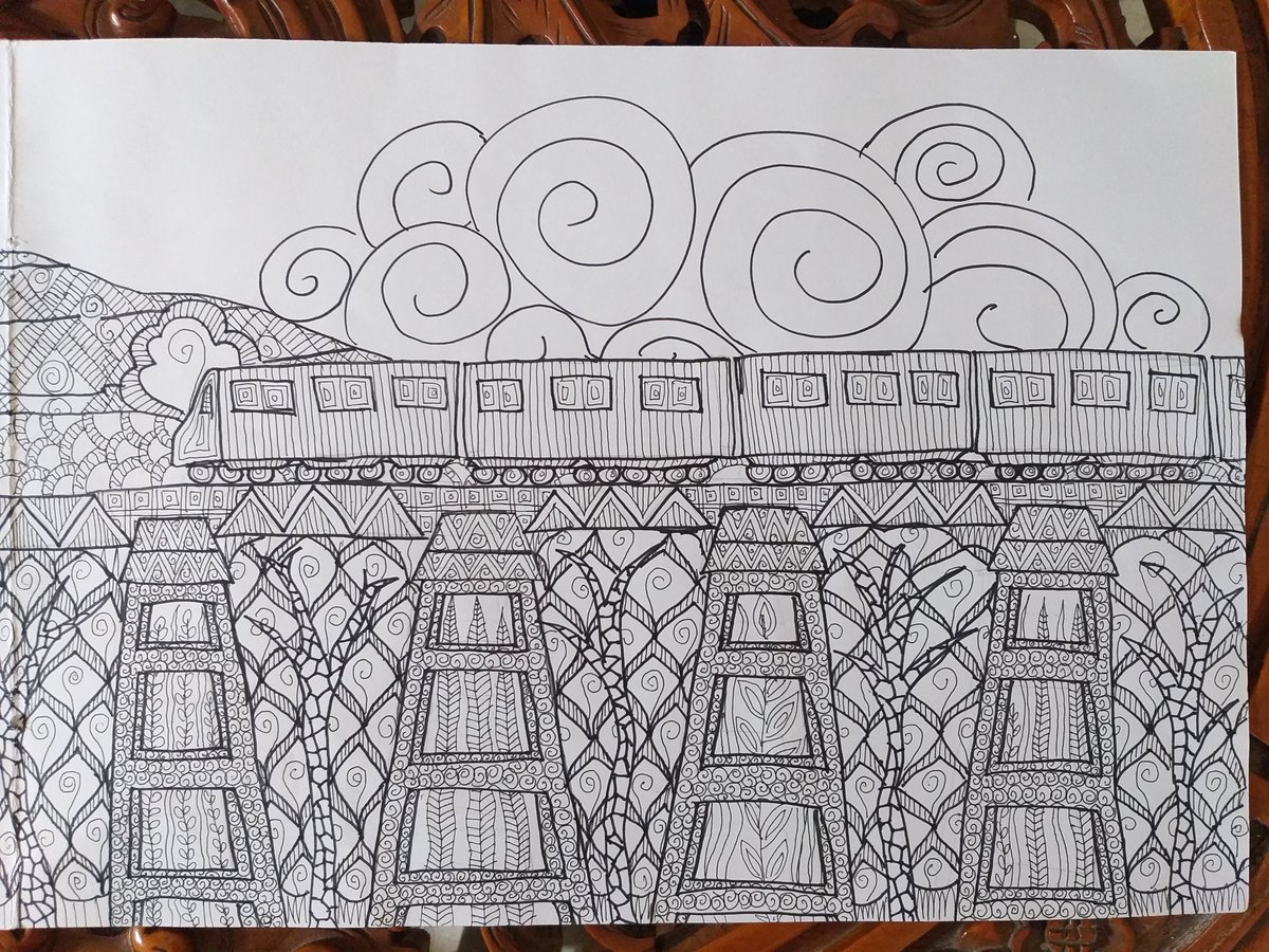 Fannysrh_'s tweet photo. Kereta Api melintasi perkampungan @CmsnArtist_Id #artidn #zonakaryaid
#zenart #zentangle #drawingpen #drawingart #illustration #illustrationart #drawingoftheday #artoftheday #ArtistOnTwitter #artworking #artwork https://t.co/nfiGHqHj9O