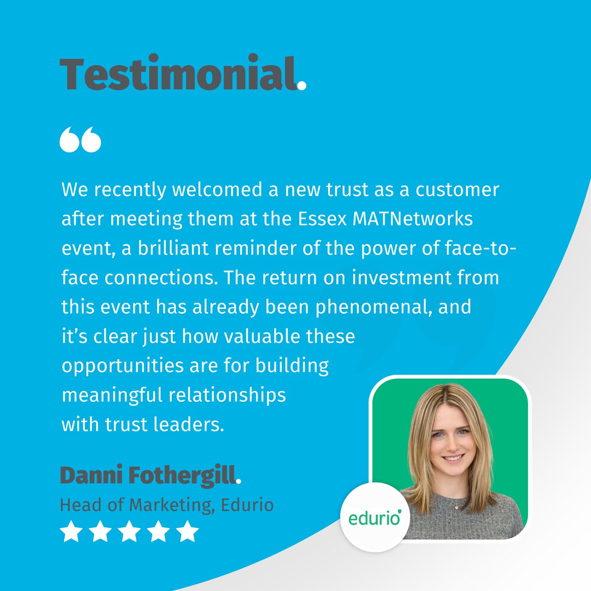 MATNetworks's tweet image. This feedback from Danni Fothergill came from connections made at our first South East #MATNetworks event in June 2025 💬

A reminder of why these events matter — real conversations and lasting connections.

Join us on 5 Feb 👉 zurl.co/1C5eu

#EducationCommunity