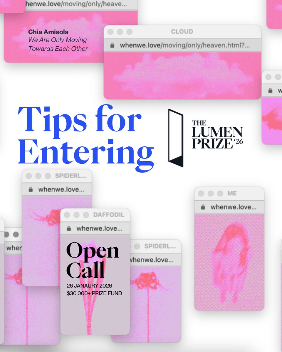 The Lumen Prize tweet media