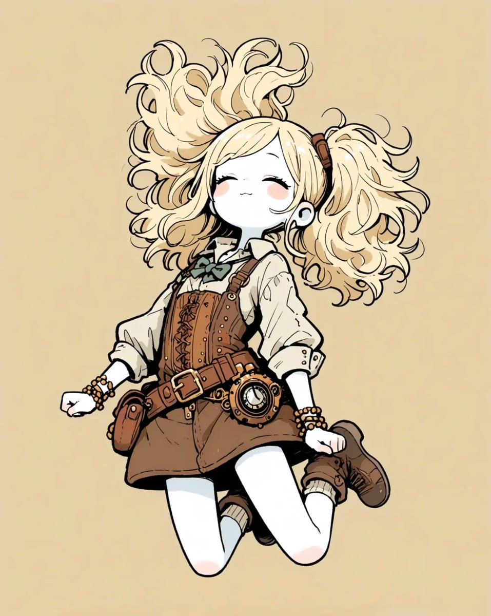 ame_aiii's tweet photo. スチームパンク🕰🤎

 #女の子イラスト  #AIart︎ https://t.co/B5Q1bWx6U7