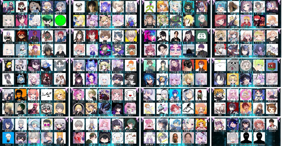 ozak099's tweet image. 1月末開幕予定シミュグラ3参加ストリーマーさん一覧作ってみました。
198名！ぱねぇ〜
#シミュグラ3