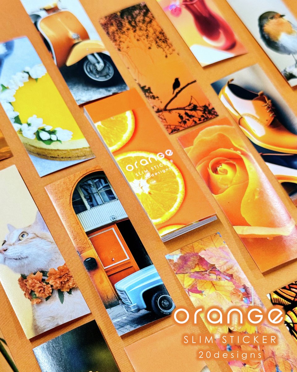 パッと目を引くビタミンカラー🍎🧡 レッド/オレンジ クールで