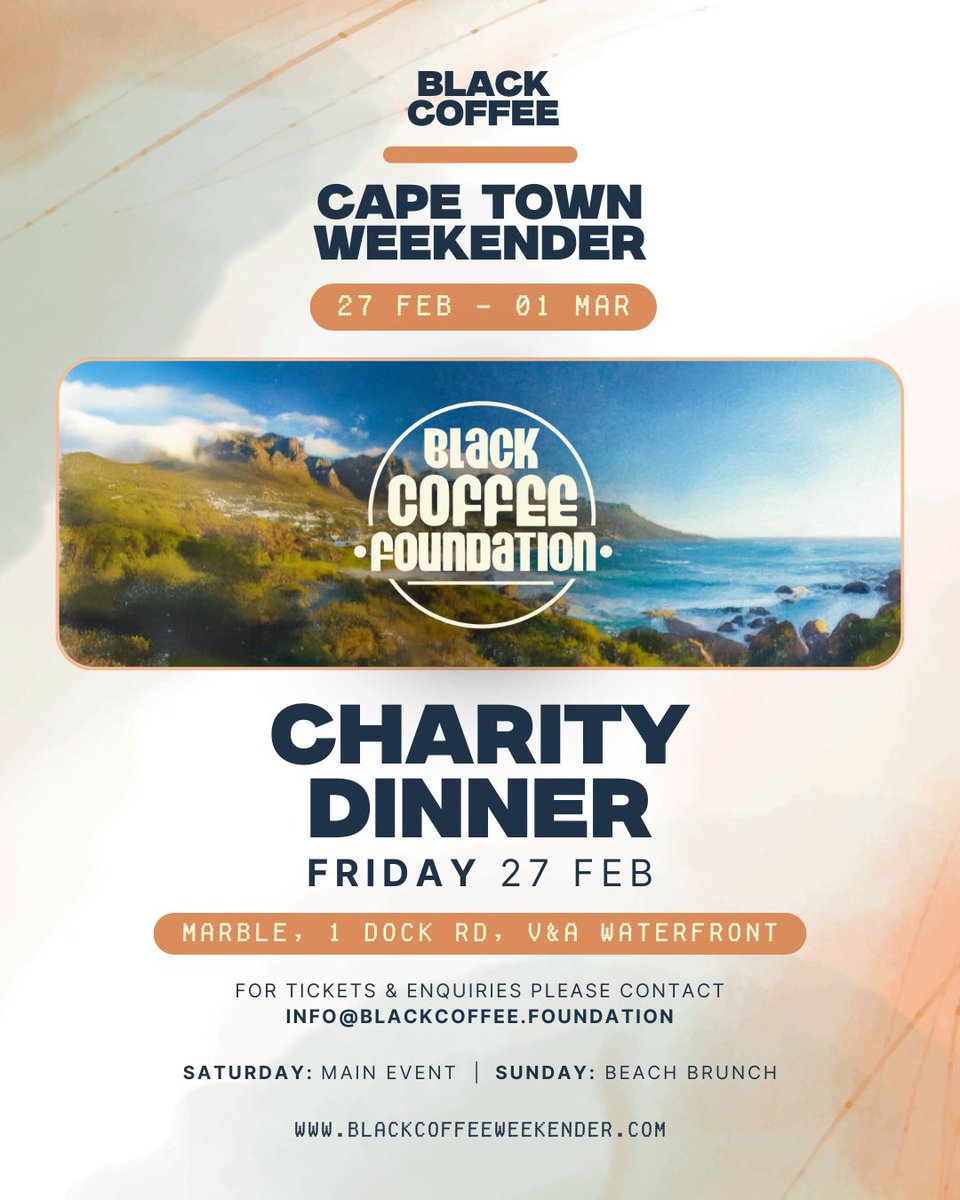 Black Coffee Weekender tweet media