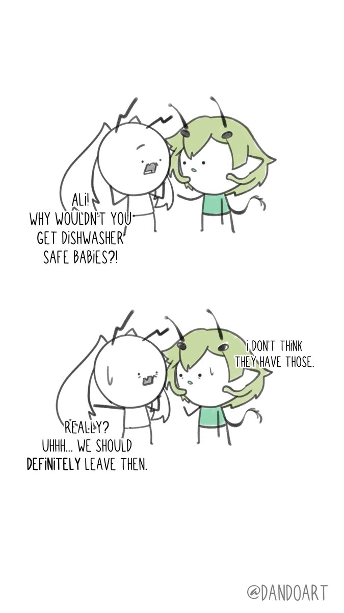 Soooo <a href="/alien_mixture/">AlienMixture 🌎👑【SVA】</a> didn't know this about babies... and i guess neither did <a href="/AdfreeVT/">Adfree.EXE 👾⚠️【SVA】</a> #comics #sva