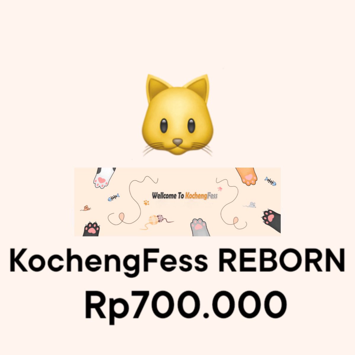 🎁GIVEAWAY SALDO EWALLET 100K

1️⃣Follow <a href="/kochengfess2/">KochengFess REBORN | ON😻</a> &amp; <a href="/BaseAnakFK2/">Base Anak FK | ON🩺</a> 

2️⃣RT &amp; like tweet ini

3️⃣Reply pakai foto kucingmu

#giveaway #zonabu #zonauang #zonajajan