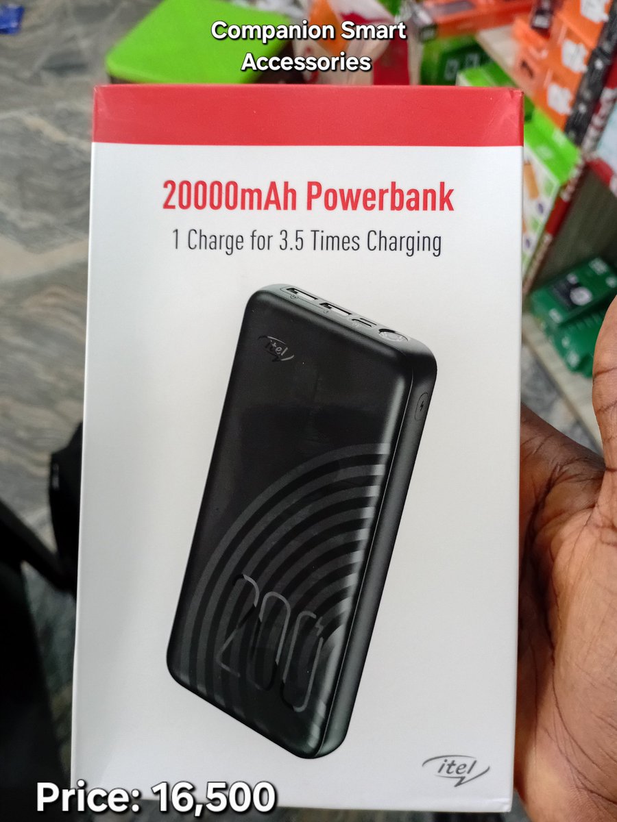 AbdqadirO's tweet image. Power bank ● Power Station

Have a backup &amp;amp; Avoid battery low 

Affordable ● Original 

Price: 18,000 - 39,500

To buy one of these, send a WhatsApp message on : 0703 860 3337 

Location: Ikorodu Lagos.

Companion Smart Accessories 
#GetQualityGetAssured 
#since2017