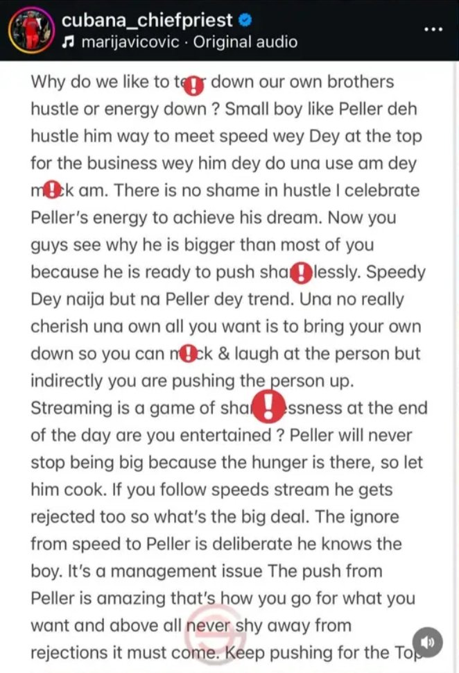 Wish words boss man.i can remember very well when Ronaldo rejected speed,so why is peller own different