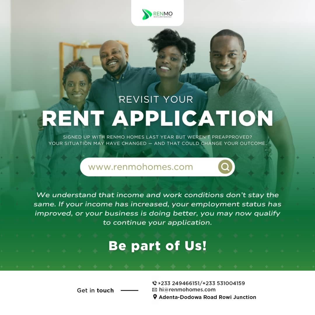 Signed up before but didn’t complete your rent application? Your situation may have changed and you may now qualify.

Revisit your Renmo rent application today and take the next step.

👉 app.renmo.homes/sign-up

#RenmoHomes #RentAndPayMonthly #ReapplyWithRenmo #AffordableRent