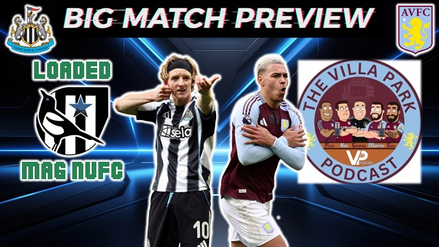 LoadedMagNUFC's tweet photo. LIVE at 6:30 PM this evening on @LoadedMagNUFC 

💥Big Match Preview Newcastle United Vs Aston Villa with @villaparkpod

We welcome our fav villain in the Toon  @SuthRich to talk about the big game🤕

#NUFC #NEWAVL #AVFC #Villa #HWTL #PremierLeague #EPL

https://t.co/npd0JPrBf3 https://t.co/nQIJv8STAD