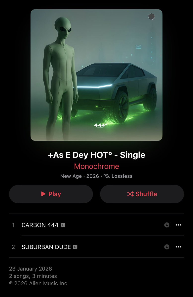 Ent501's tweet image. 🚨 New 

👤 Monochrome 

📀 +As E Dey HOT°