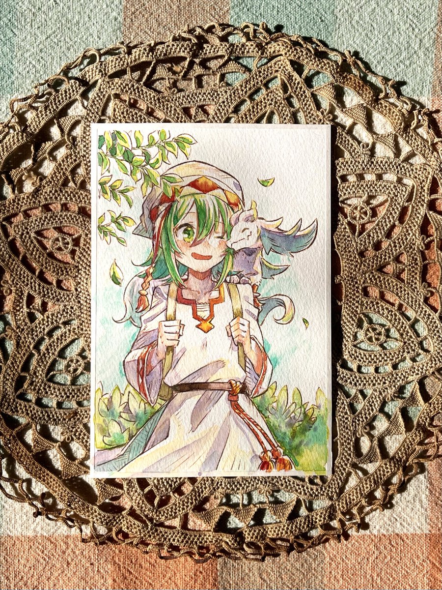 ハガキサイズ原画3点を頒布します！
デジタル化する時には消えてしまうような淡い色や筆致も楽しんでいただけます🖌️
スペースで見てみてくださると嬉しいです🙌
#関西コミティア75