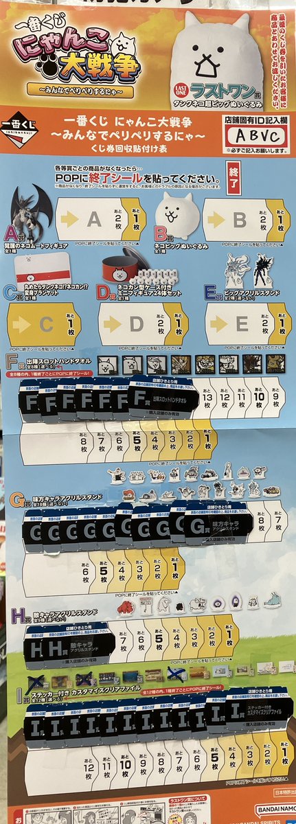 一番くじ にゃんこ大戦争 ネコムート、ネコ缶、ブランケット セット