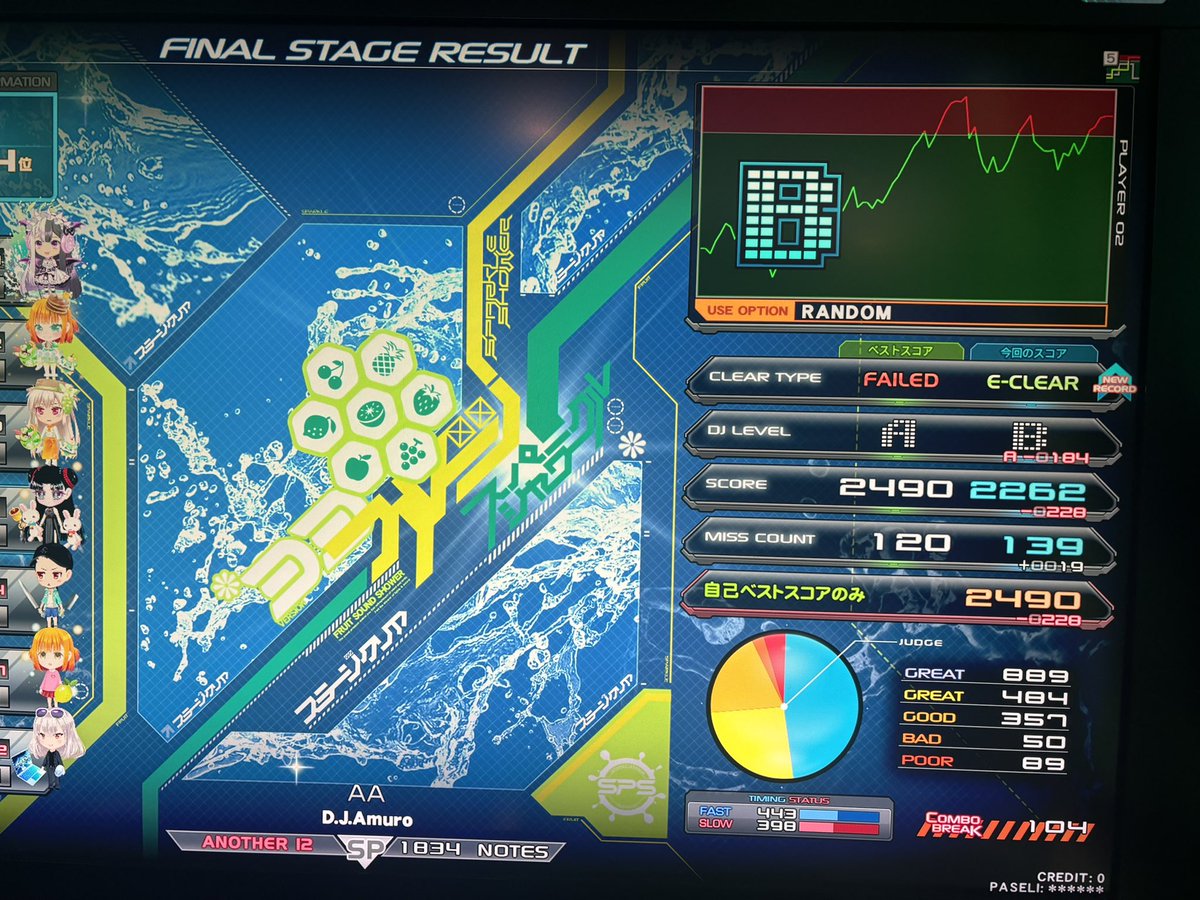 ikirugame's tweet image. 最近リザルト貼るのサボってました😓

遂にアーケードでAAイージーついたぞーーーーーーー‼️‼️‼️‼️‼️‼️
めっちゃ嬉しい‼️‼️‼️‼️‼️