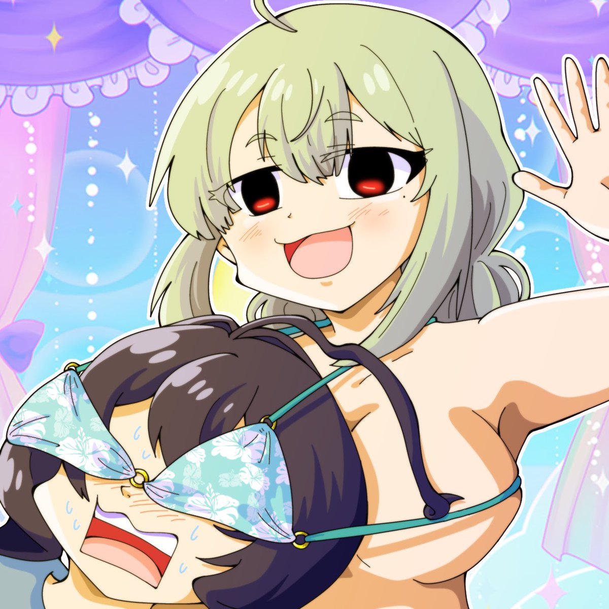 sanzui_'s tweet image. #魔法少女にあこがれて
隠れているので健全