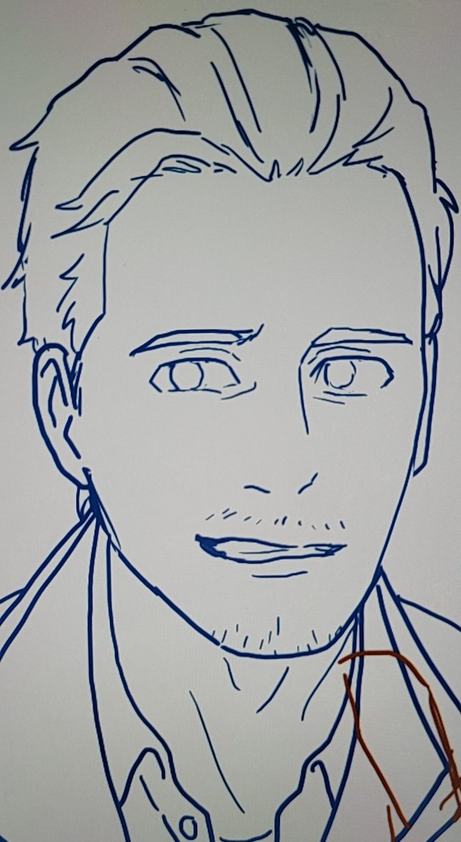 Old drawing back in 2024
Felix's awkward grin🥴