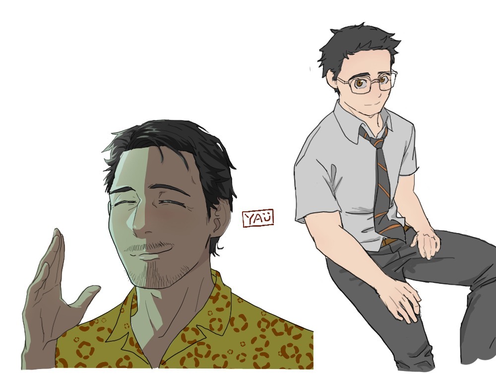 Some of my early drawings of Felix, Ace, Claudette, ghosty, and Dwight

#DeadbyDaylight