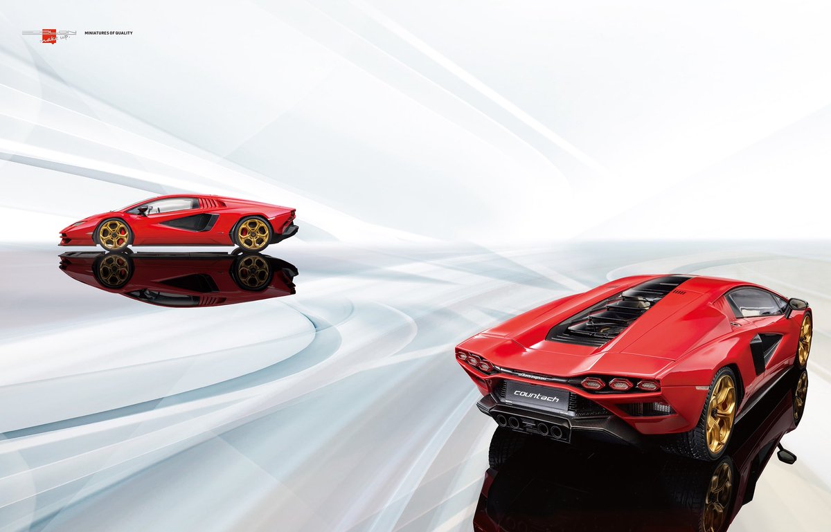 cheetaracha's tweet image. Le Volant web にて、メイクアップ製アイドロン1/18「ランボルギーニ•カウンタックLPI800-4」の記事がアップされました。