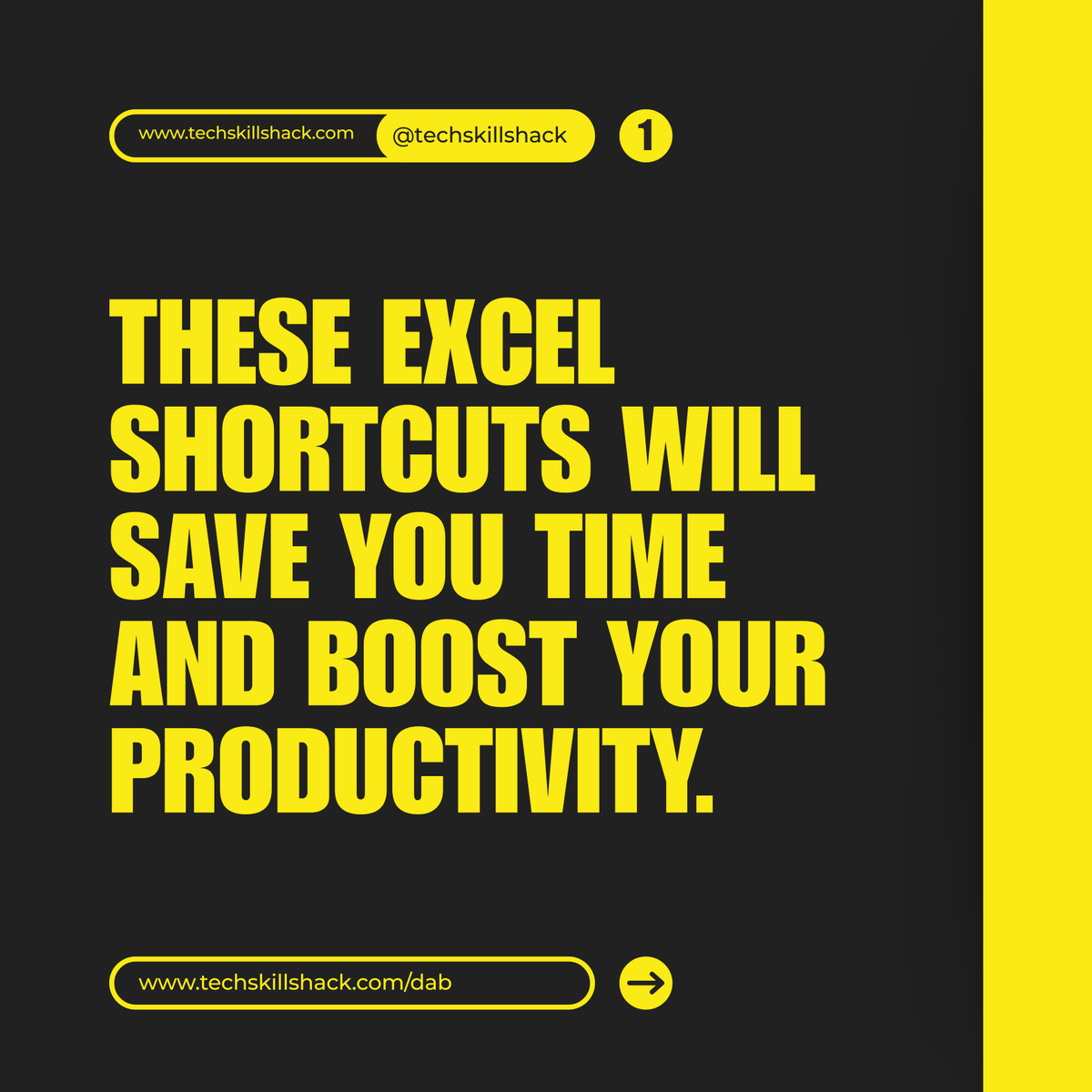 techskillshack's tweet photo. Excel feels hard when you don’t know the shortcuts.
These moves save time and boost productivity.
We’re enrolling beginners into our Data Analytics Bootcamp starting March 27th.
Excel, Power BI, SQL.
Register: https://t.co/6oUmNlcWzB
#excel #dataanalytics #dataanalysis https://t.co/0hZ6PFQuqU