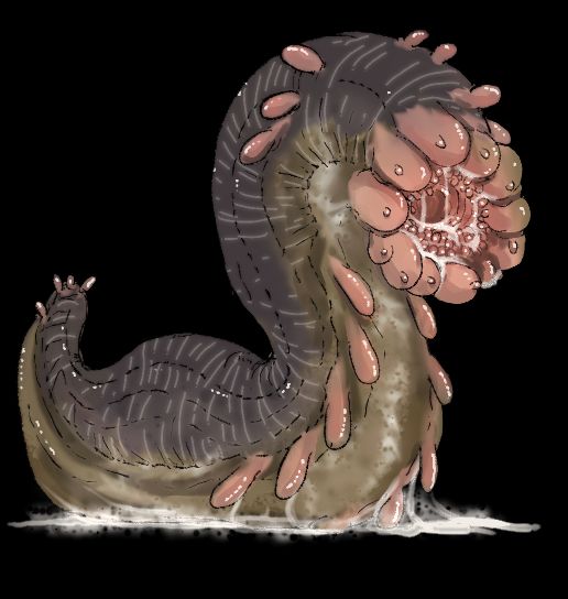 リビングクロース:女子に寄生した触手服。理性を上書きするほどの快感責めとアドレナリンによって寄生体は強敵へ変貌する。触手特効の投げ技は意外にも有効。 