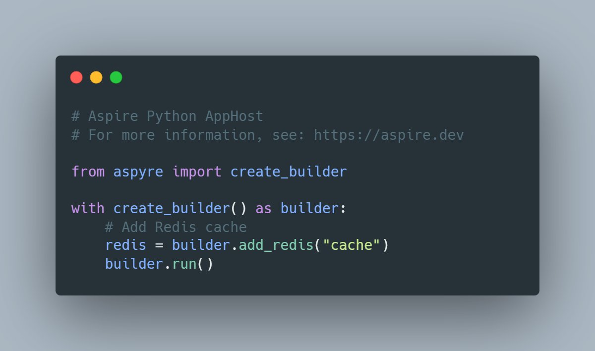 davidfowl's tweet image. aspire and python??

#aspire #python