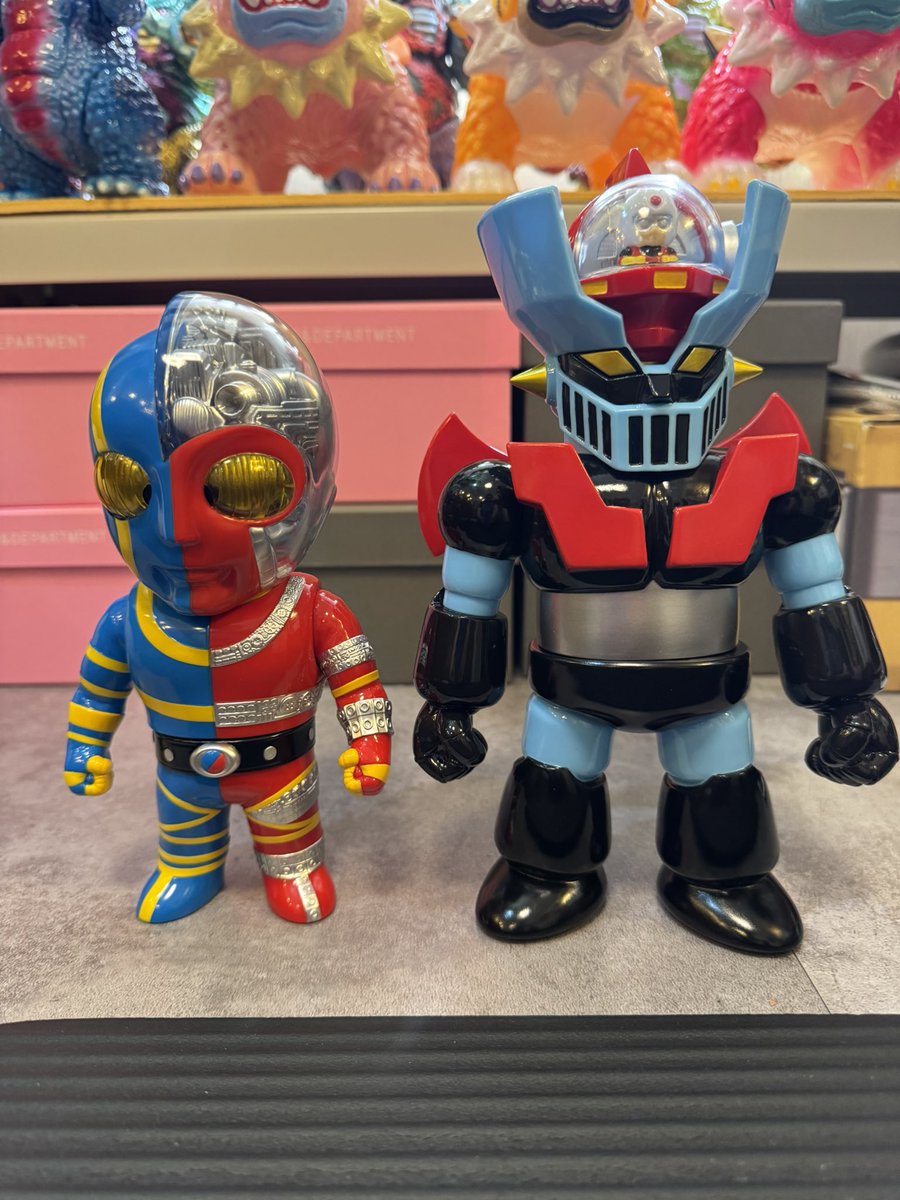 マジンガーZとキカイダーが香港から来日🇭🇰 デフォルメされたのも