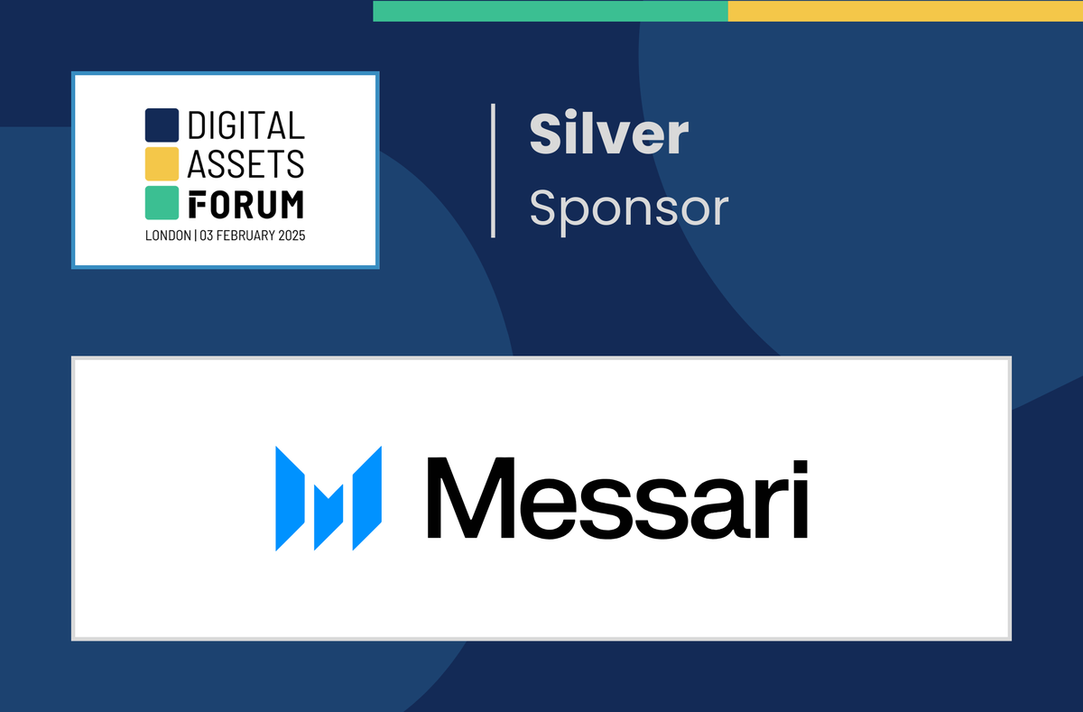 We welcome Messari (@MessariCrypto) as Silver Sponsor of Digital Assets  Forum 3. Messari is a crypto market intelligence provider offering  standardized data, research, and disclosures used by asset managers,  allocators, and financial