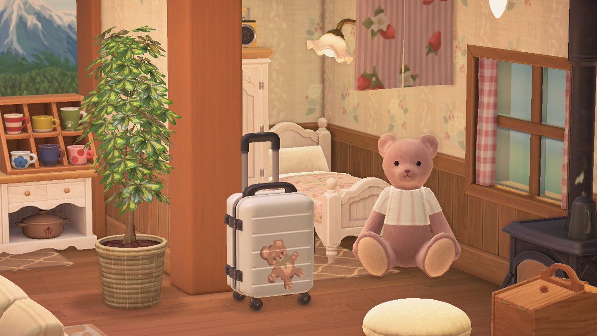 dearlyemmy's tweet photo. my ranch-themed hotel room in #ACNH 🌾🧸 https://t.co/d9ZQINfriX