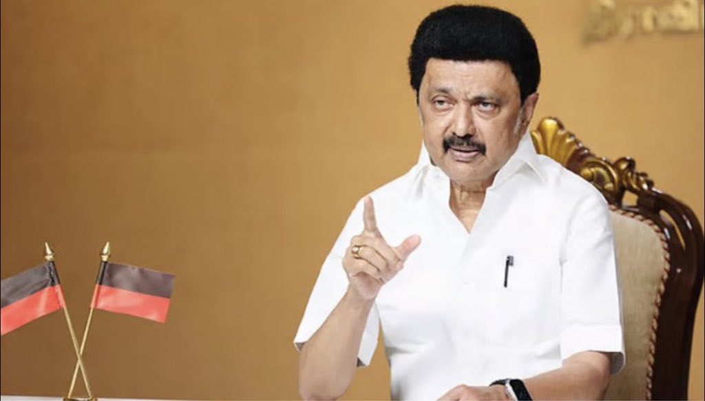 Politicx2029's tweet photo. BJP will never win Tamil Nadu.
No matter how many births it takes.

— CM M. K. Stalin 

This man never fails to show grit and resistance against communal forces🔥

#GoBackModi https://t.co/R6u4VWsUAV