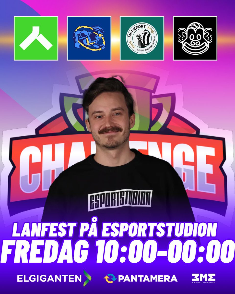 esportstudion's tweet photo. HELDAG PÅ ESPORTSTUDION! 

Vi drar i gång 10:00 och sänder sedan hela dagen från lanfestivalen i Norrköping där flera av våra svenska lag är för att jaga viktiga vrs-poäng. 

SCHEMAT:
• Hallonkraem kommenterar:
10:00 Lilmix vs. BIG
11:00 Luleflames vs. BIG
12:00 Lilmix vs. Luleflames
14:00 Johnny Speeds vs. Semper Fi
15:00 Johnny Speeds vs. INFURITY
16:00 Johnny Speeds vs. EXEN
• Dennis Sandén kommenterar:
18:00 Metizport vs. HAVU
19:00 Metizport vs. ReThink
20:00 Metizport vs. Flying Angels
22:00 Alliance vs. STATE
23:00 Alliance vs. SINQU

@Metizport @JohnnySpeedsCS @theAllianceGG @kallestromgren @SandenDennis @Lilmixgg