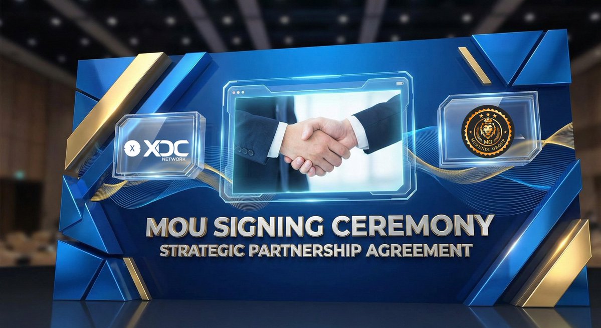 A Strategic Leap Forward for Global Trade on XDC Network!
At XDC Network, we're excited to announce the execution of a pivotal Memorandum of Understanding (MoU) with Murundi Group Pty Ltd.

​This international partnership brings together <a href="/XDC_Australia/">XDC Australia</a> and <a href="/XDC_Labs/">XDC Innovation Labs INDIA</a> India, with